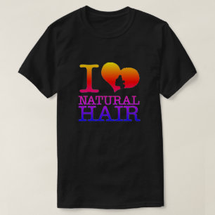 Eu Adoro Camiseta De Cabelo Natural