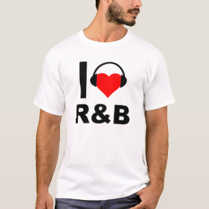 Eu Adoro Camiseta Divertida de R&B