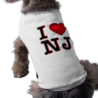Eu adoro camiseta NJ Doggie