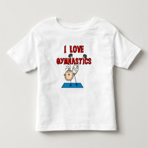 Eu adoro Camisetas de ginástica e presentes