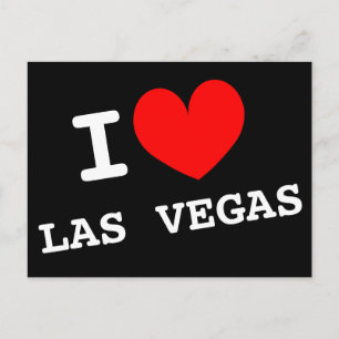 Eu adoro cartão postal Las Vegas   Endereço person