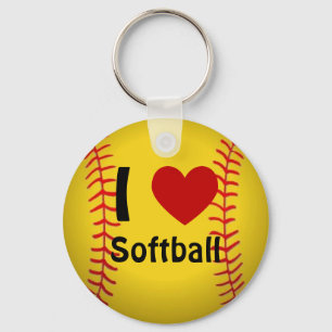 Eu adoro Chaveiro de Softball
