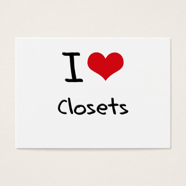 Eu adoro Closets (Frente)
