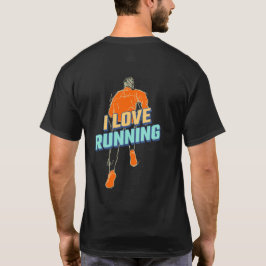 Eu Adoro Correr | T-Shirt Em Corrente