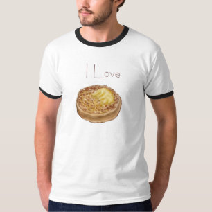 Eu adoro crumpets t-shirt