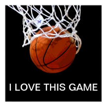 Eu Adoro Este Poster De Basquete De Jogo