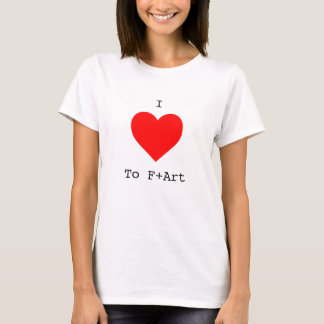 Eu adoro F+Art Women's T-Shirt by The F+Art Cafe
