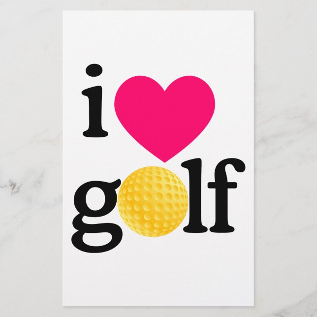 Eu adoro golfe (Frente)