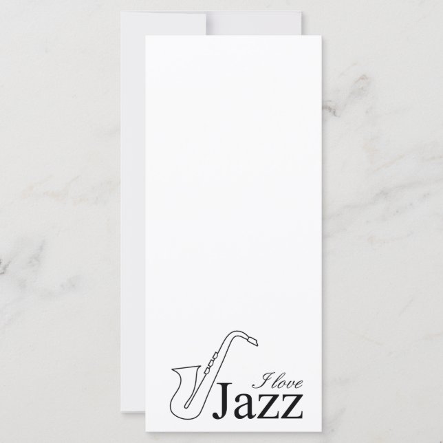Eu adoro jazz (Frente)
