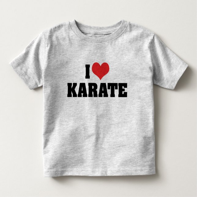 Eu adoro Karate T-Shirt (Frente)