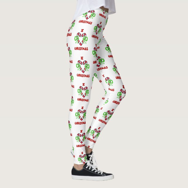 Eu adoro Leggings de Natal (Direita)