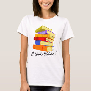 Eu adoro livros T-Shirt