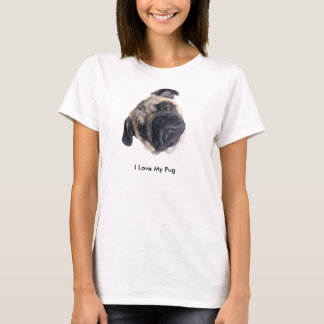 Eu Adoro Minha Camisa Pug