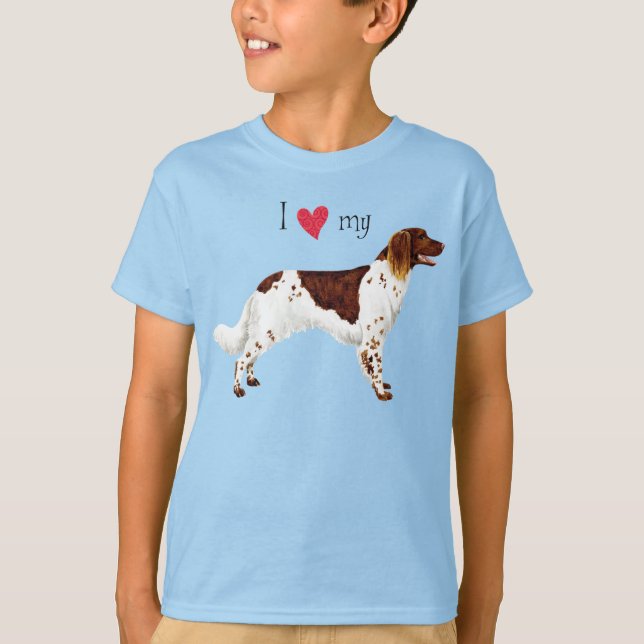 Eu adoro minha camiseta de camiseta de pequeno Mun (Frente)