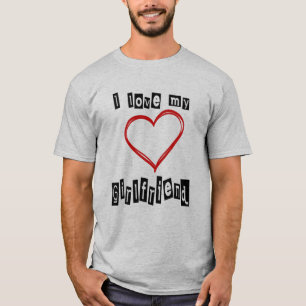 Eu adoro minhas camisas de amor personalizáveis n