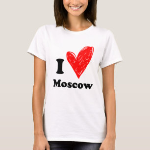 Eu adoro Moscou T-Shirt