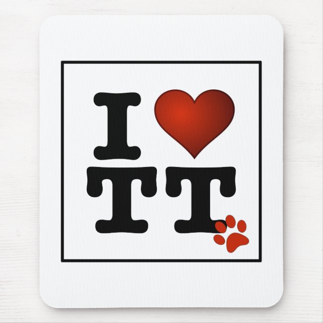 Eu Adoro Mousepad (Frente)