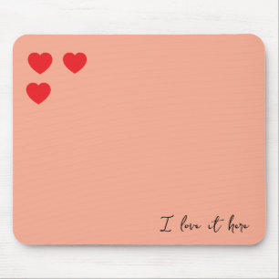 Eu adoro o meu mouse pad