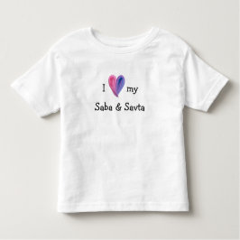 Eu adoro o meu Saba e o Savta T-Shirt