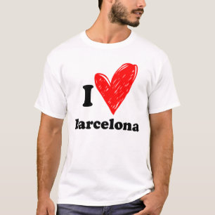 Eu adoro o T-Shirt Barcelona