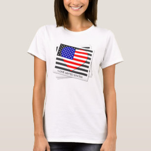 Eu adoro os Estados Unidos - T-shirts venenosas
