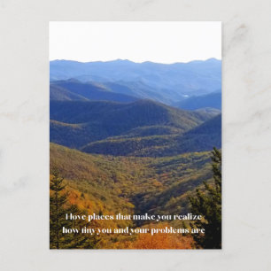 Eu adoro os lugares Cartão postal
