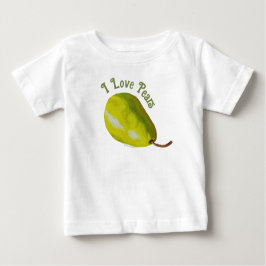 Eu adoro Pears Baby T-Shirt