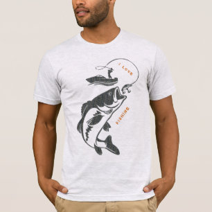 Eu adoro pescar T-Shirt