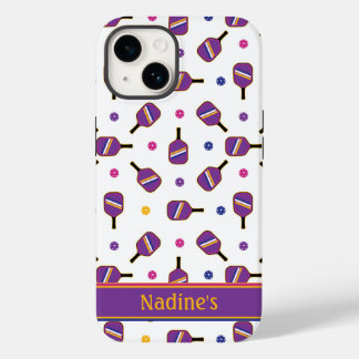 Eu adoro Pickleball White Iphone 14 Case-Mate iPho