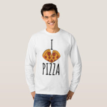 Eu adoro Pizza! Camiseta
