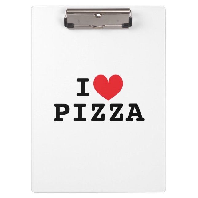 Eu adoro prancheta de pedidos de Pizza para pizzar (Frente)