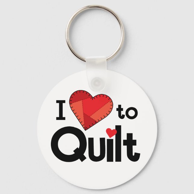 Eu Adoro Quilting - Diversão no Porta-Chaves (Frente)
