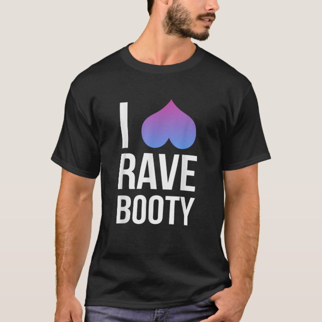 Eu Adoro Rave Booty I Heart Rave Tops (Frente)