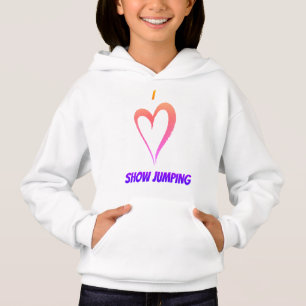 Eu Adoro Show Saltando - Crianças Pullover Hoodie
