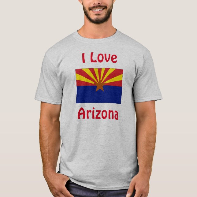 Eu adoro T-Shirt Arizona (Frente)
