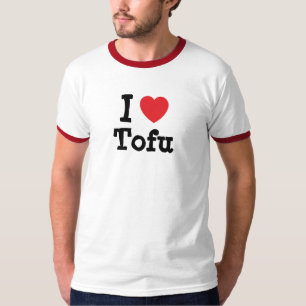 Eu adoro T-Shirt do coração de Tofu