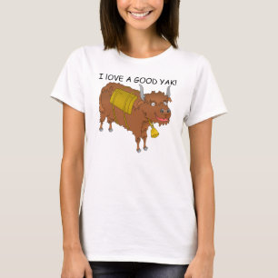 Eu adoro uma boa t-shirt YAK