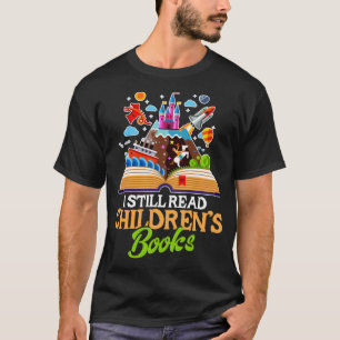 Eu ainda leio camiseta de livros infantis