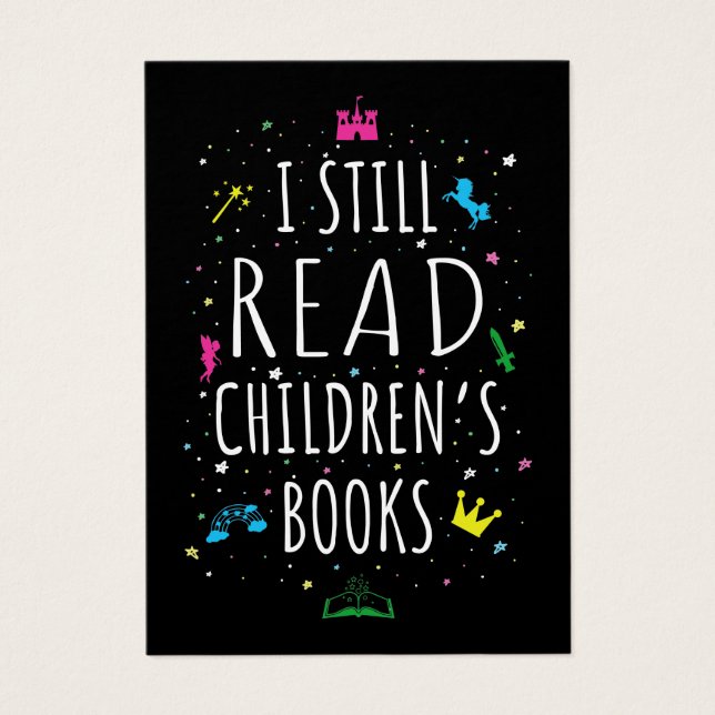 Eu ainda leio livros infantis I (Frente)