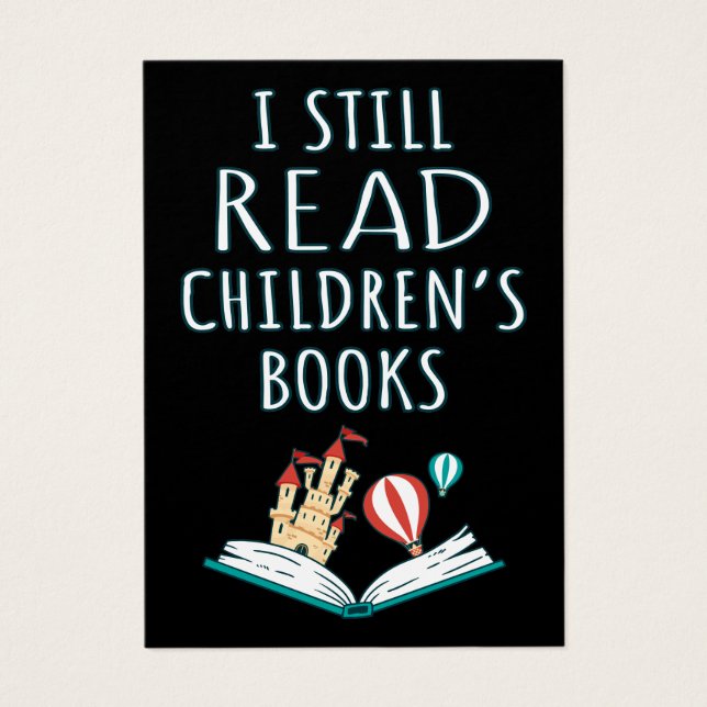 Eu ainda leio livros infantis II (Frente)