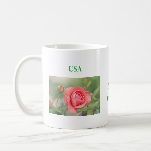 Eu amo a América. Caneca de café (Esquerda)