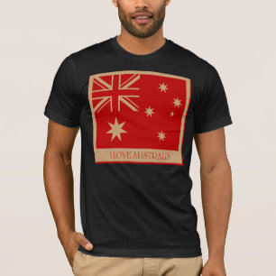 Eu amo a Austrália - T-shirts de vintage