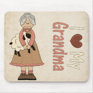 Eu Amo A Avó Mousepad