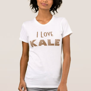 Eu amo a camisa da couve