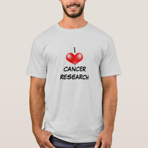 Eu amo a camisa da investigação do cancro