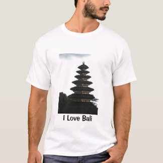Eu amo a camisa de Bali