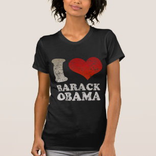 Eu amo a camisa de Barack Obama t