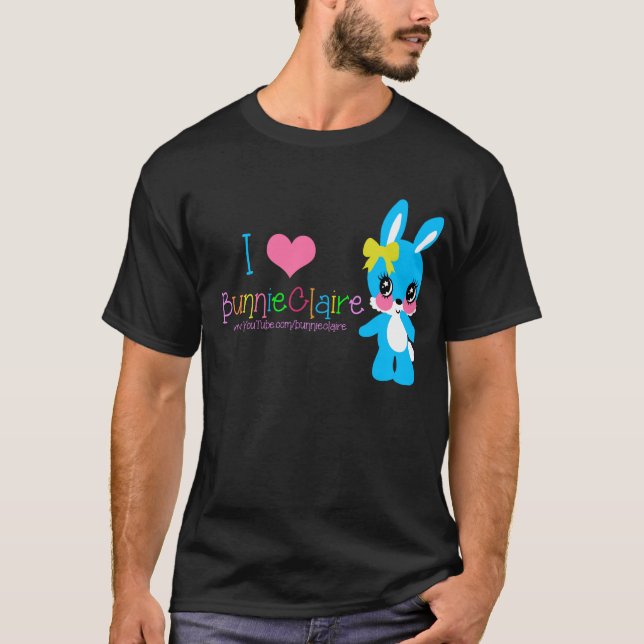 EU AMO a CAMISA de BunnieClaire (Frente)