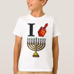 Eu amo a camisa de Chanukah<br><div class="desc">Eu amo a camisa de Chanukah</div>