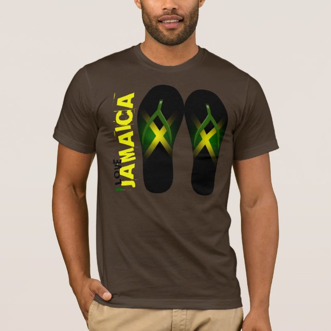 Eu amo a camisa de Jamaica T (Frente)